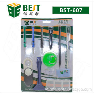 Professional Manufacturer for Mobile Phone Repair Tool Kits Screwdriver Opening Tool Kit BST-607